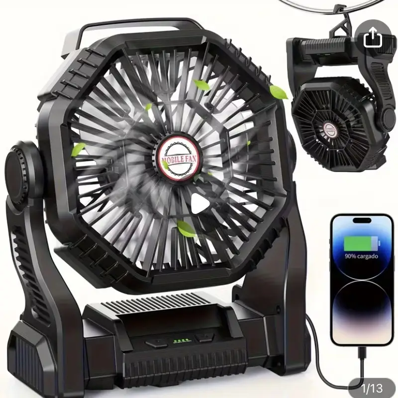 Ventilador de camping de 20,000 mAh's photo #1